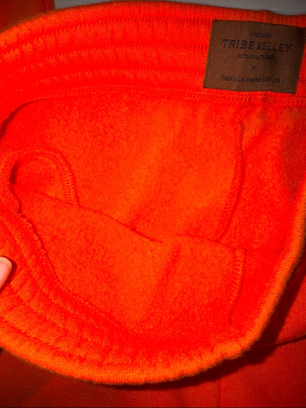 Tribe Kelley Butter Joggers Orange Highwaisted Size Medium - Picture 6 of 7
